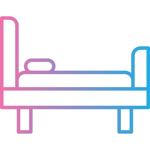 cama individual icono gratis