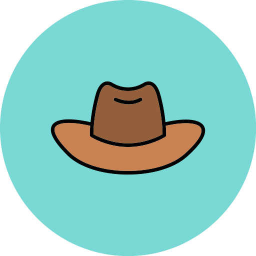 sombrero de vaquero icono gratis