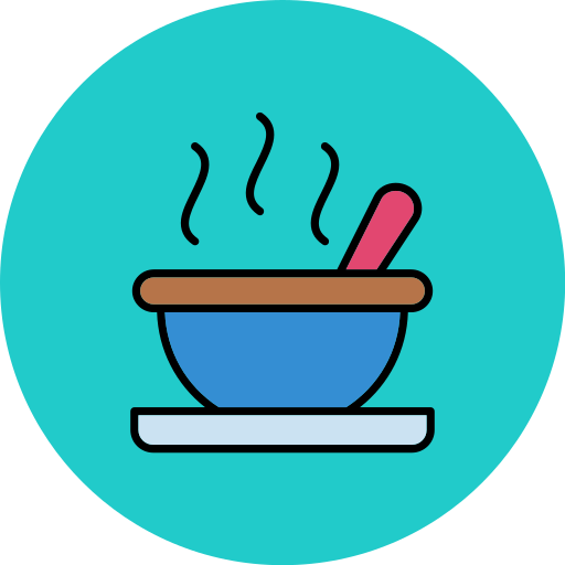 tazón de sopa icono gratis