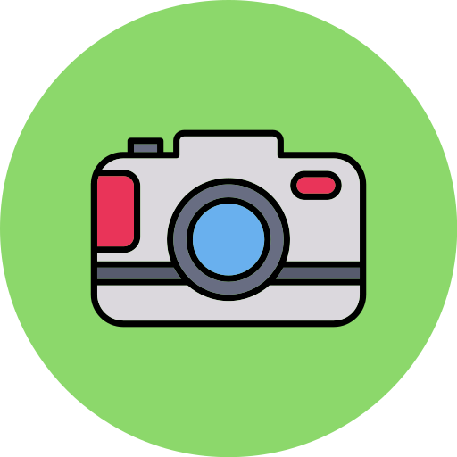 cámara de fotos icono gratis