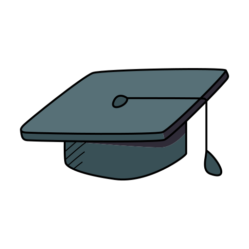 sombrero de graduación icono gratis