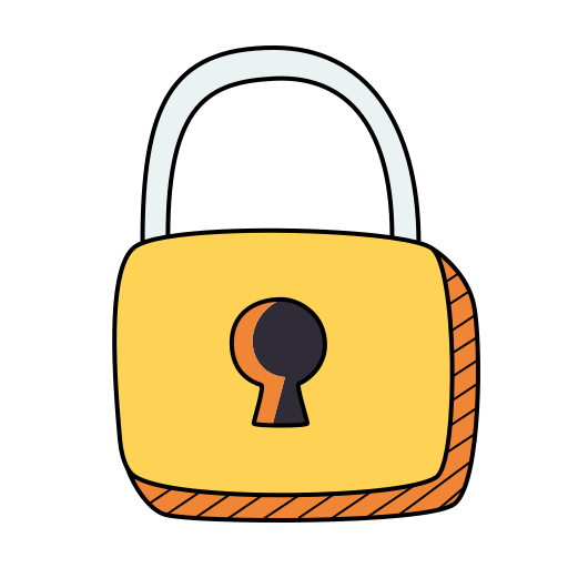 Padlock free icon
