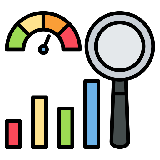 evaluación comparativa icono gratis