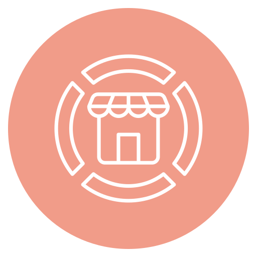 cuota de mercado icono gratis