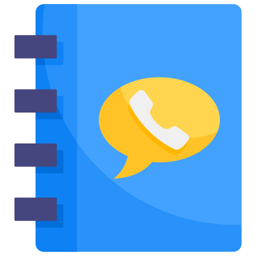 libro de contactos icono gratis