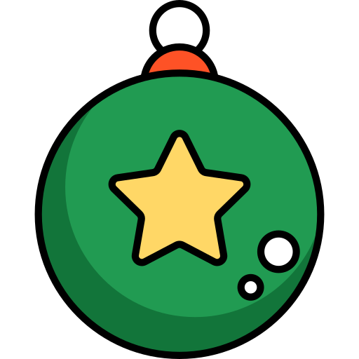 boule de noël Icône gratuit boule de noël Icône gratuit