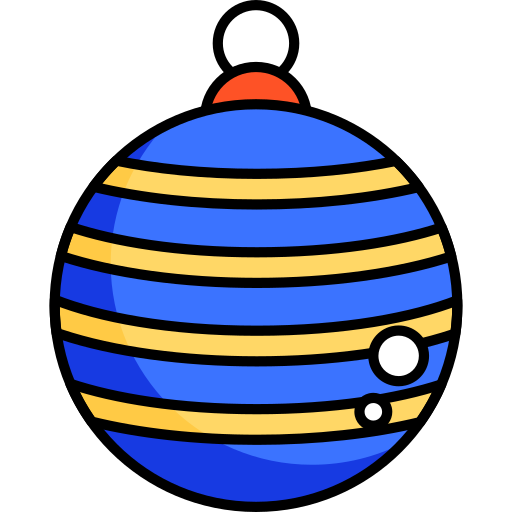 boule de noël Icône gratuit boule de noël Icône gratuit
