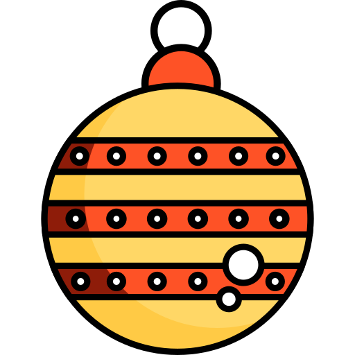 boule de noël Icône gratuit boule de noël Icône gratuit