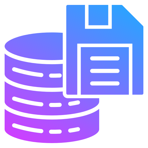 almacenamiento de datos icono gratis