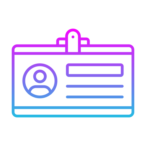 tarjeta de identificación icono gratis