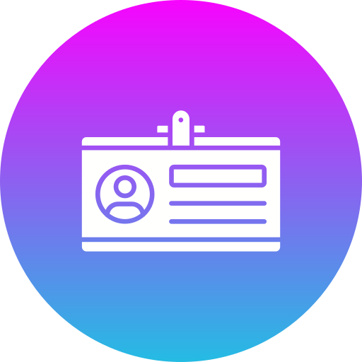 tarjeta de identificación icono gratis