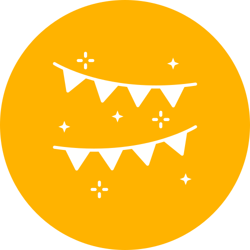 guirnaldas icono gratis