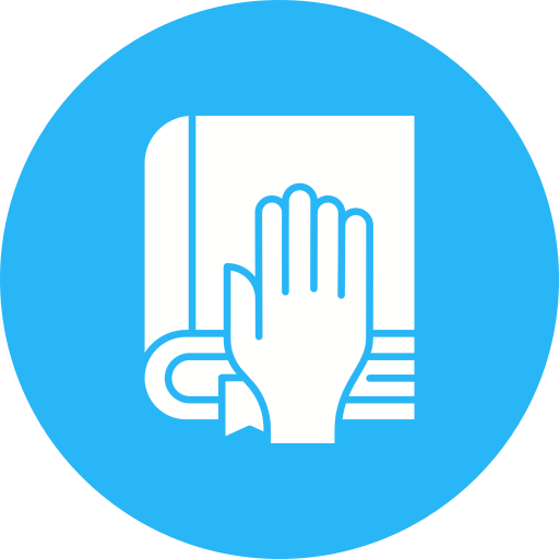 juramento icono gratis