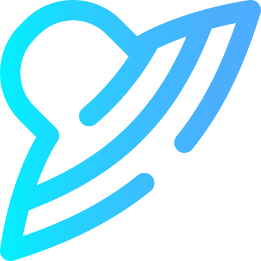 Chapéu de pamela grátis ícone