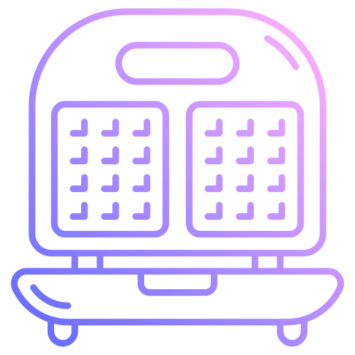 máquina para hacer gofres icono gratis