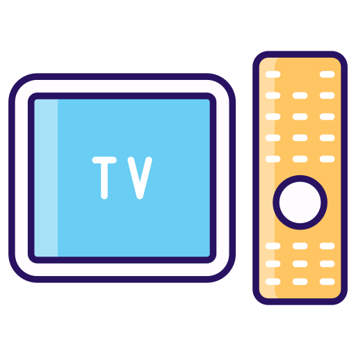 aplicación de transmisión de tv icono gratis