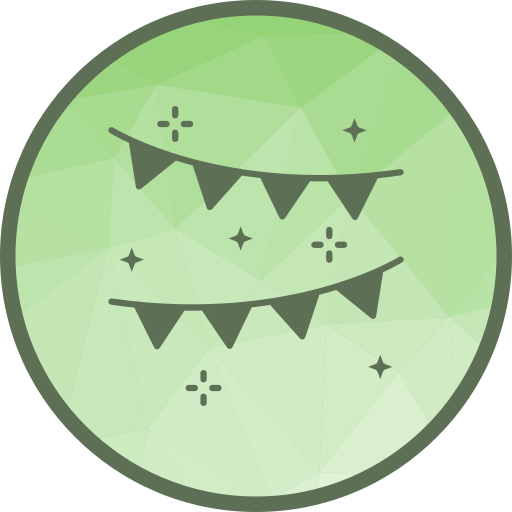 guirnaldas icono gratis