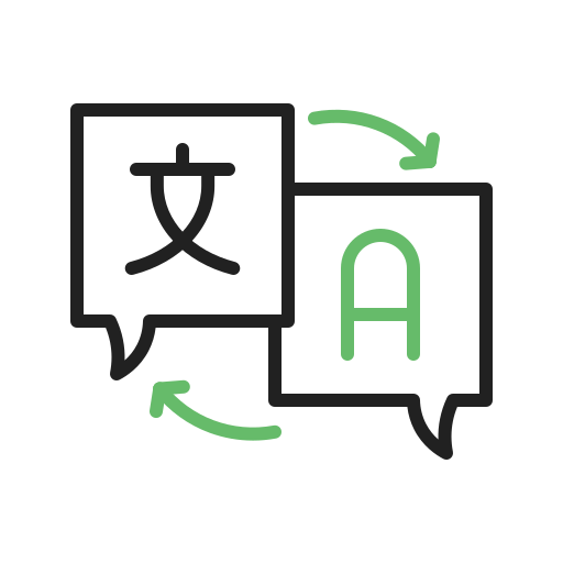 traducción icono gratis