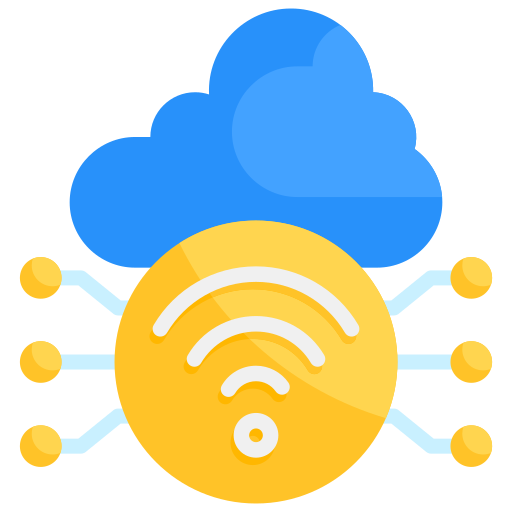 conectividad en la nube icono gratis