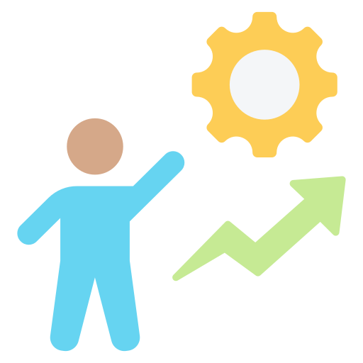 Personal growth free icon
