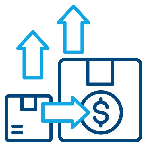 venta adicional icono gratis