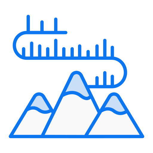 aurora boreal icono gratis