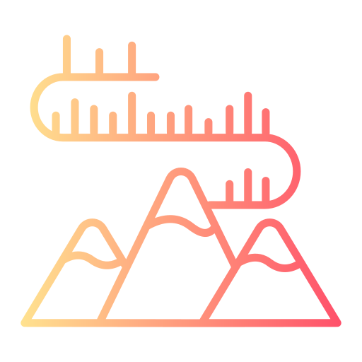 aurora boreal icono gratis