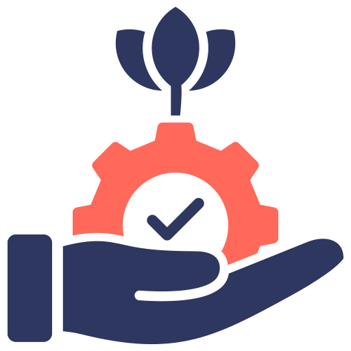 agricultura sostenible icono gratis