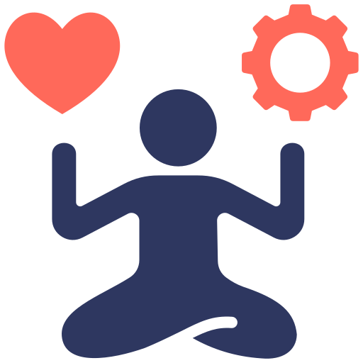 manejo del estrés icono gratis