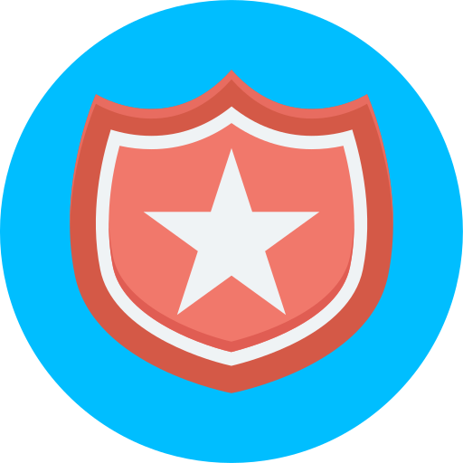 insigne de police Icône gratuit insigne de police Icône gratuit