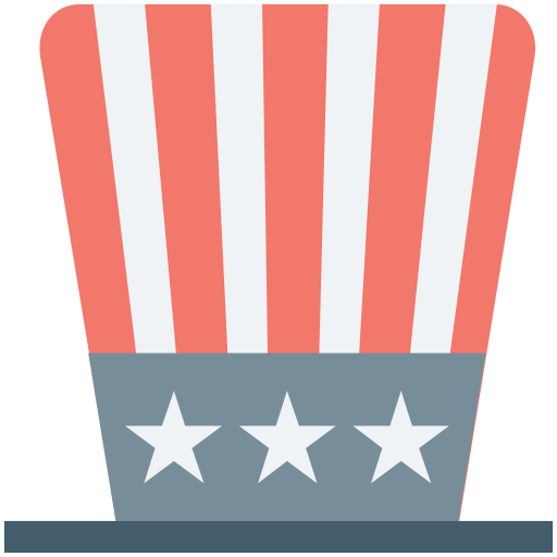 sombrero de usa icono gratis