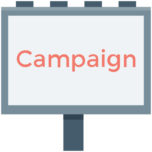 campaña icono gratis