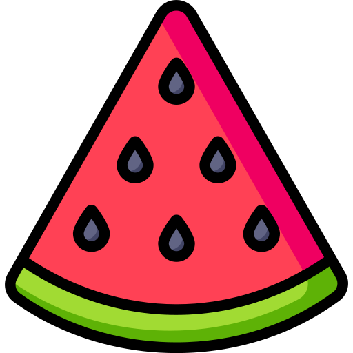 sandía icono gratis