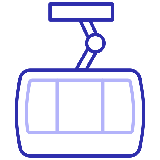 teleférico icono gratis
