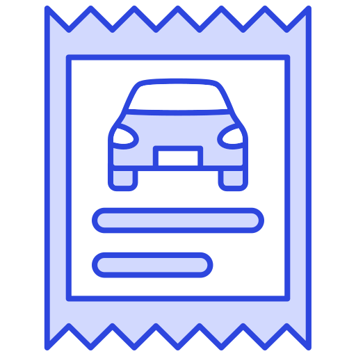 multa de estacionamiento icono gratis