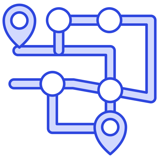 mapa de la ciudad icono gratis