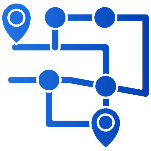 mapa de la ciudad icono gratis