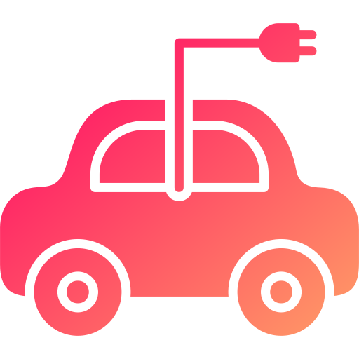 coche eléctrico icono gratis