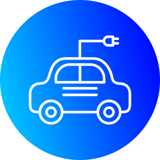 coche eléctrico icono gratis
