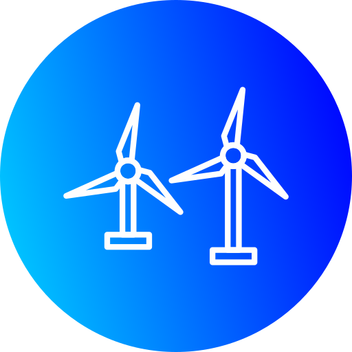 energía eólica icono gratis