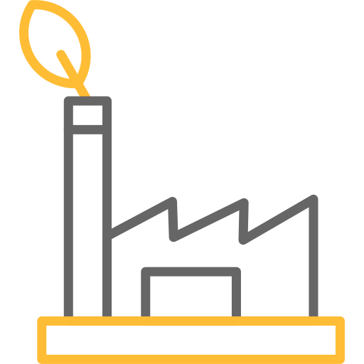 Eco factory free icon Eco factory free icon