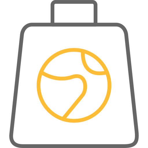 bolsa ecológica icono gratis