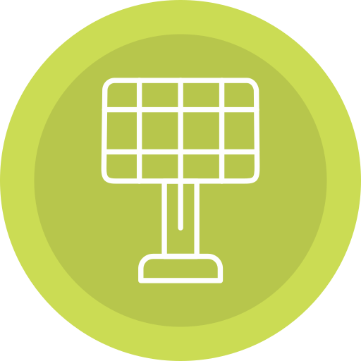 panel solar icono gratis