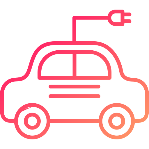 coche eléctrico icono gratis