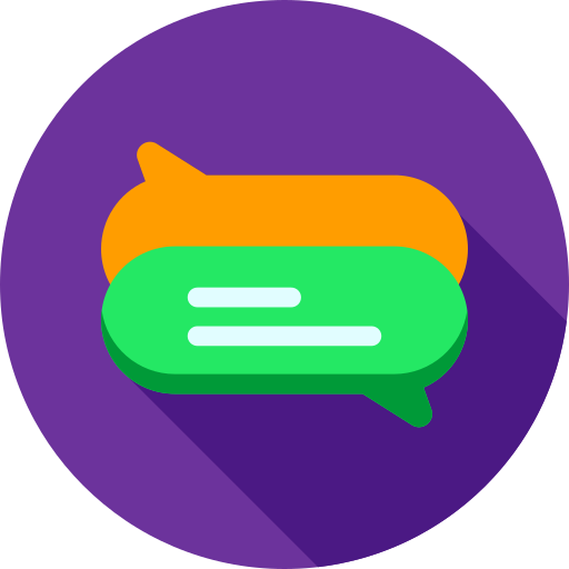 burbuja de chat icono gratis