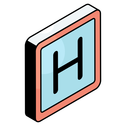 letrero de hospital icono gratis