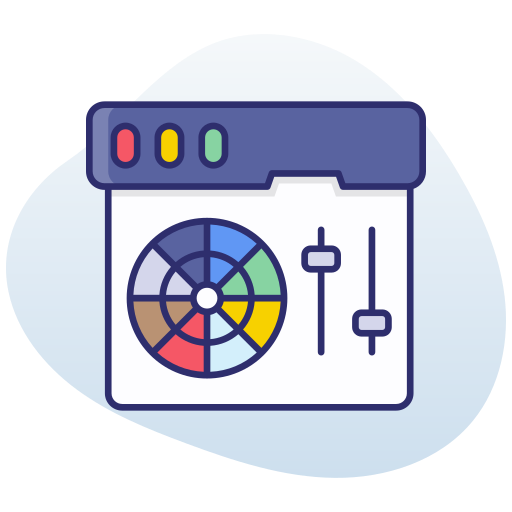 ajuste de color icono gratis