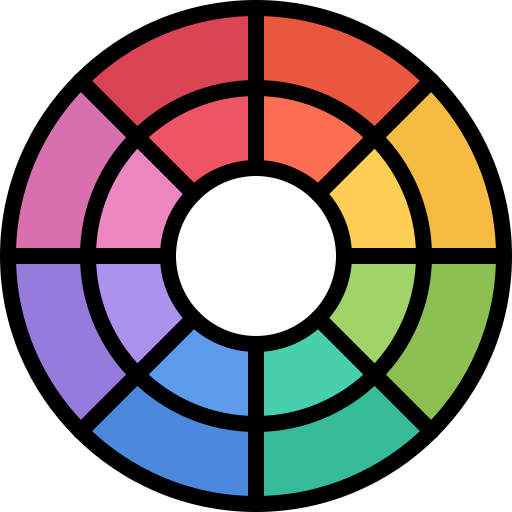 Color circle Coloring Color icon