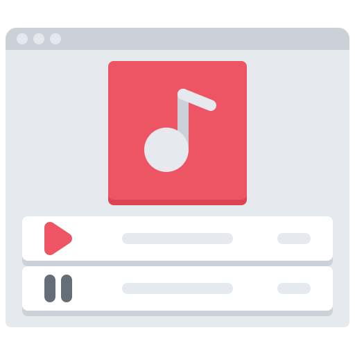 Reproductor de música icono gratis