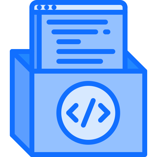 Box Coloring Blue icon